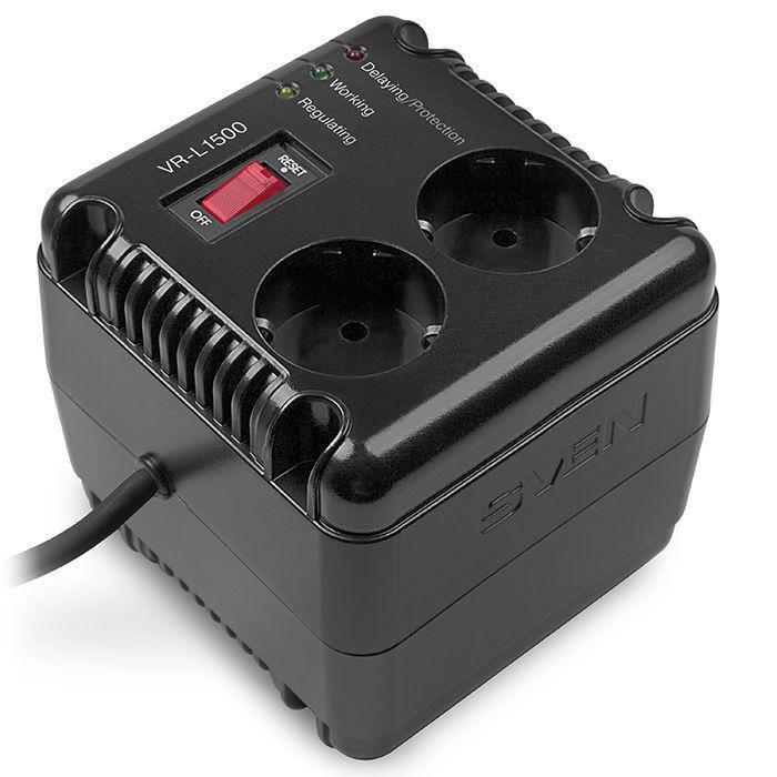 Стабилизатор напряжения однофазный SVEN VR-L1500 - фото 1 - id-p215924367