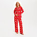 Пижама новогодняя женская (рубашка и брюки) KAFTAN ХоХо, размер 44-46, фото 4