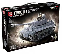 100242 Конструктор Quan guan Германский тяжелый танк Tiger, 503 детали, аналог LEGO