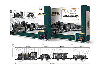 Игровой набор "Железная дорога" с паром (поезд) арт. 1603С-2С