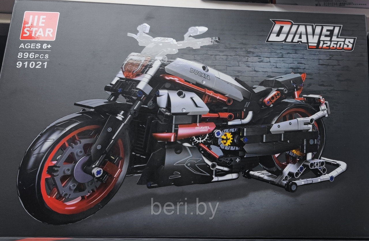 91021 Конструктор мотоцикла DUCATI 420el, 896 деталей, Аналог Лего Technic - фото 1 - id-p215989945