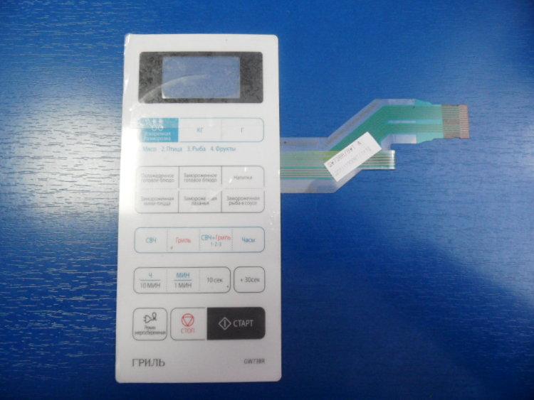 Сенсорная панель микроволновой (СВЧ) печи Samsung - DE34-00366K