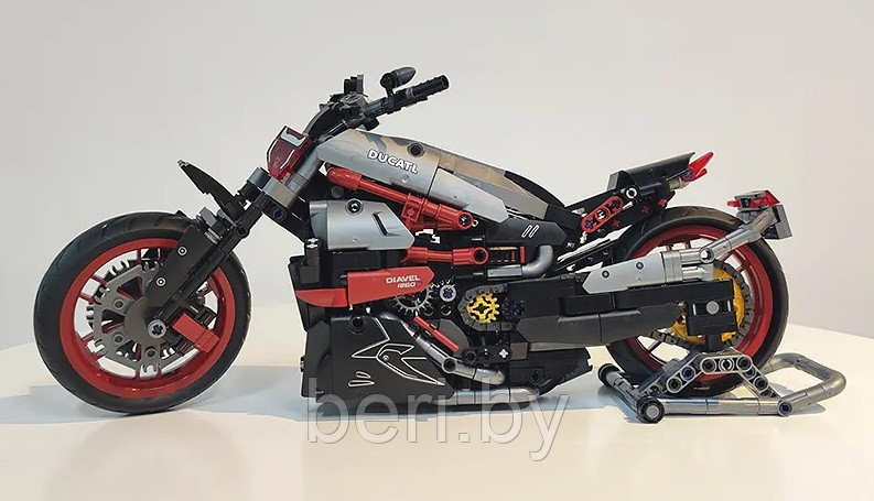 91021 Конструктор мотоцикла DUCATI 420el, 896 деталей, Аналог Лего Technic - фото 3 - id-p215989945