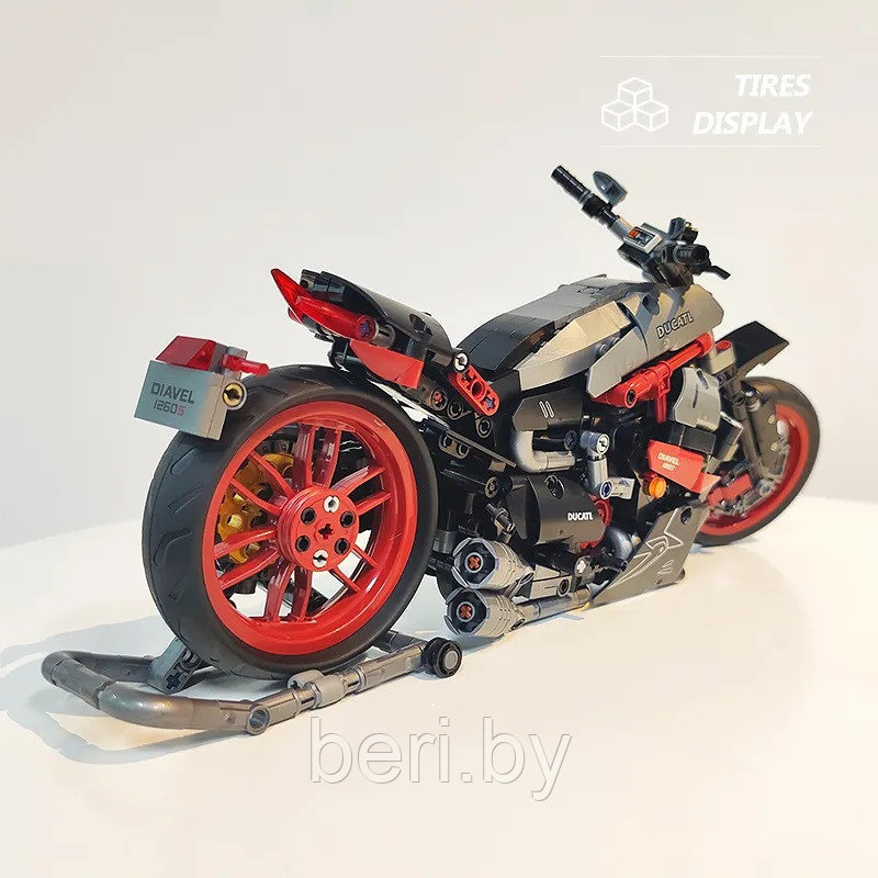 91021 Конструктор мотоцикла DUCATI 420el, 896 деталей, Аналог Лего Technic - фото 4 - id-p215989945