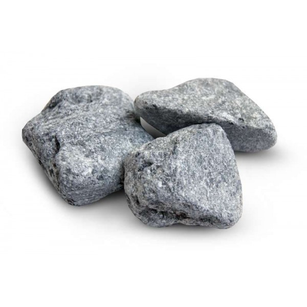 Камень для бани Талькохлорит обвалованный (20 кг, фракция 70-150 мм)