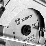 Дисковая (циркулярная) пила Deko DKCS20 Laser 063-4205 (с 1-им АКБ), фото 3