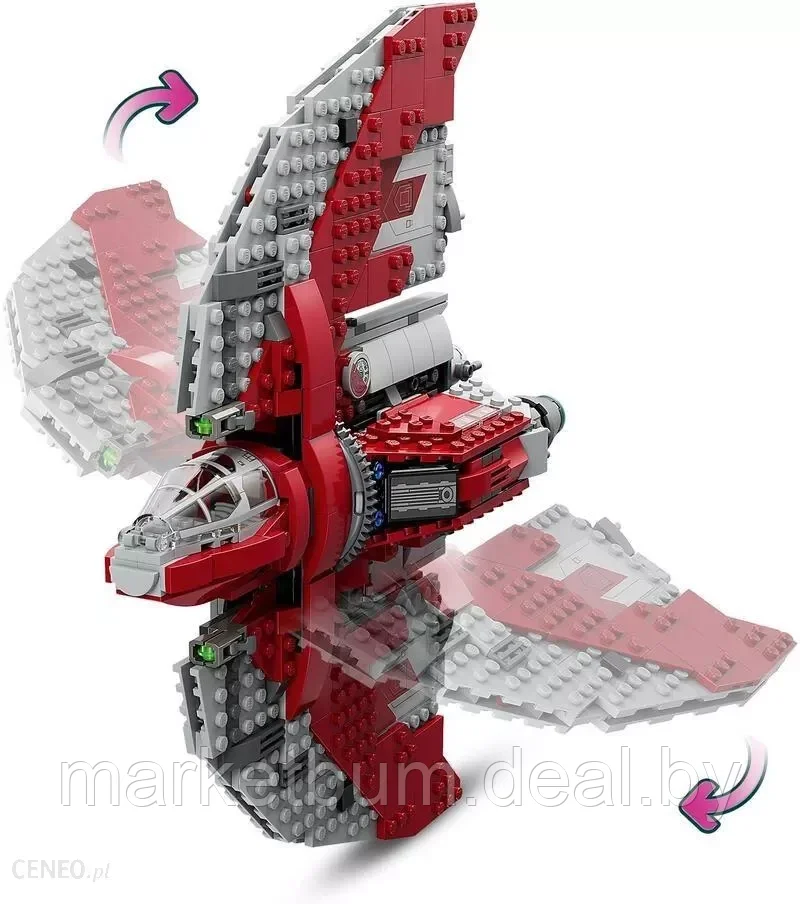 Конструктор LEGO Star Wars 75362, Космический шаттл Т-6 Асоки - фото 4 - id-p215991244
