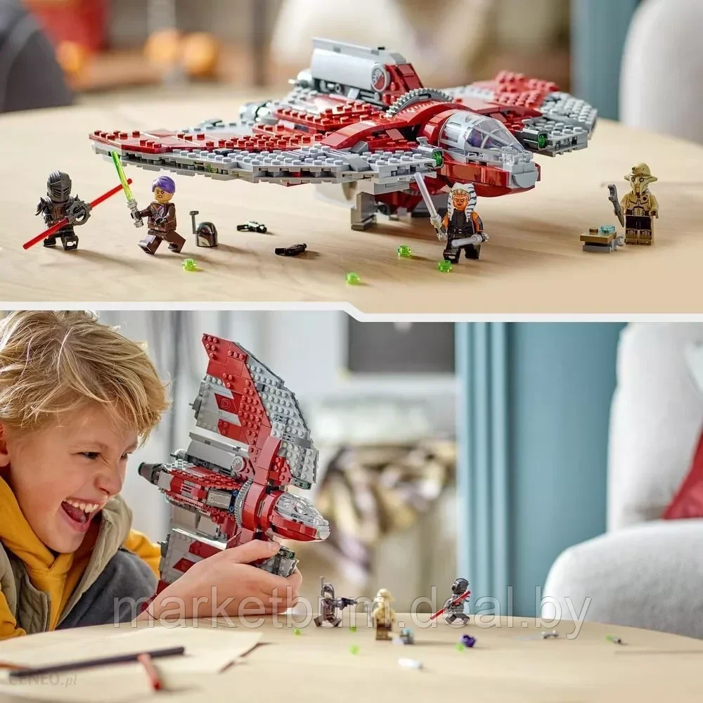 Конструктор LEGO Star Wars 75362, Космический шаттл Т-6 Асоки - фото 10 - id-p215991244