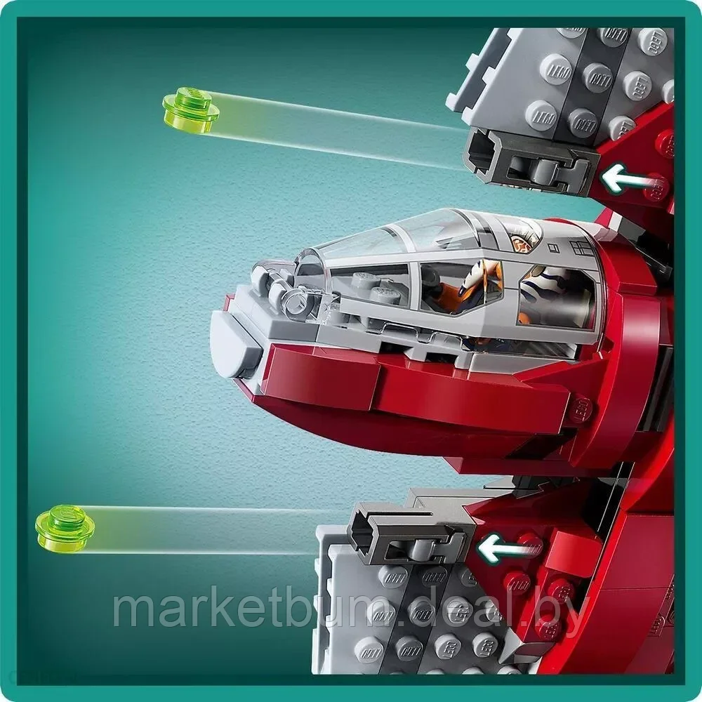Конструктор LEGO Star Wars 75362, Космический шаттл Т-6 Асоки - фото 7 - id-p215991244