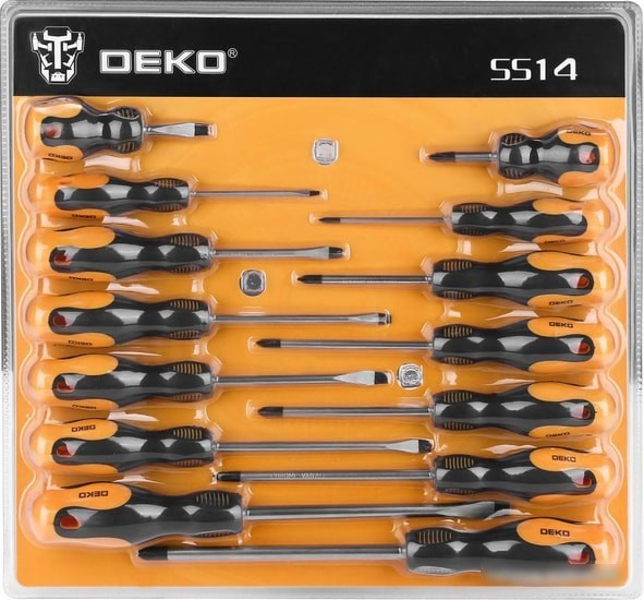 Набор отверток Deko SS14 (14 предметов)