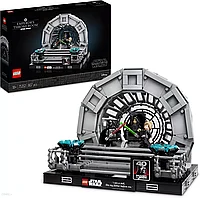 Конструктор LEGO Star Wars 75352, Диорама Тронный зал императора.