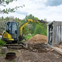 ГИДРОМОЛОТ на базе мини экскаватора в аренду