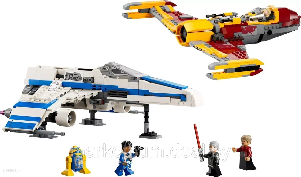 Конструктор LEGO Star Wars 75364 «E-Wing Новой Республики против истребителя Шин Хати» - фото 3 - id-p215992471