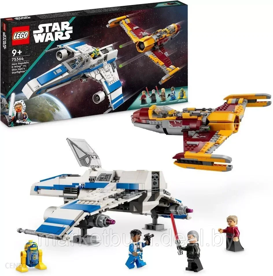 Конструктор LEGO Star Wars 75364 «E-Wing Новой Республики против истребителя Шин Хати» - фото 1 - id-p215992471