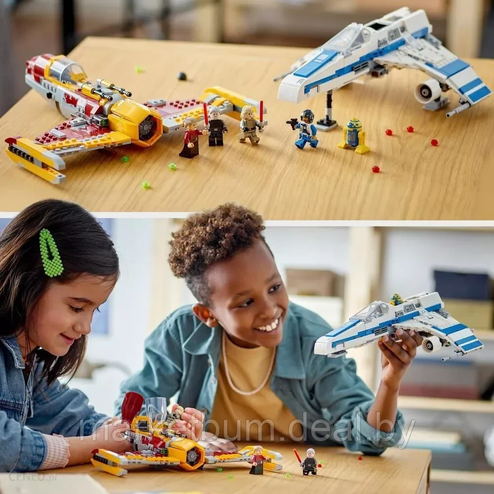 Конструктор LEGO Star Wars 75364 «E-Wing Новой Республики против истребителя Шин Хати» - фото 10 - id-p215992471