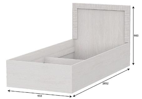 Кровать Гамма 20 (90) Серия 4 SV-Мебель основ. ЛДСП (ТМ Просто хорошая мебель), фото 2