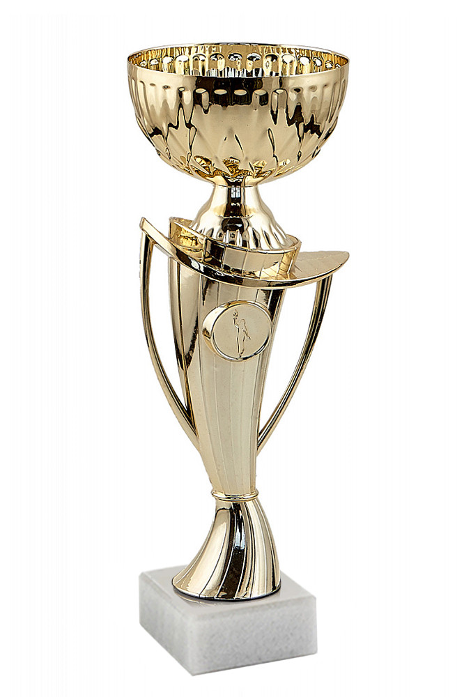 Кубок "Танец" на мраморной подставке , высота 32 см, чаша 12 см арт. 045-320-120