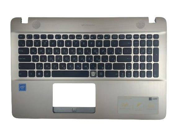 Верхняя часть корпуса (Palmrest) Asus VivoBook X541, серебристый (с разбора)