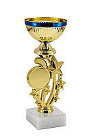 Кубок "Космос" на мраморной подставке , высота 25 см, чаша 10 см арт. 058-250-100