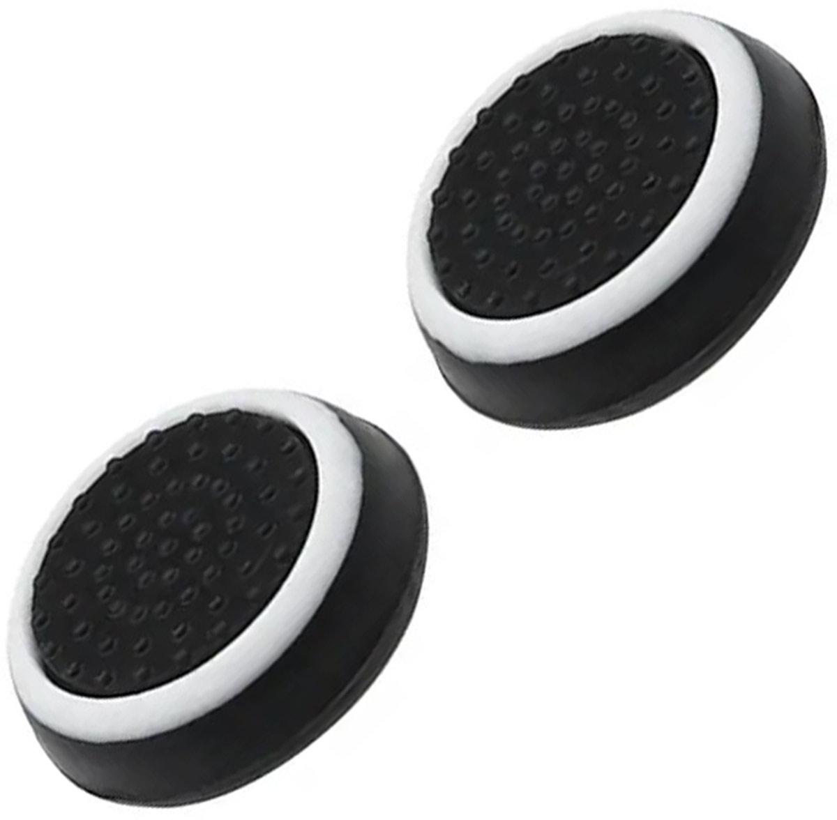 Силиконовые накладки на кнопки геймпадов бело-черные SiPL - фото 2 - id-p215997428