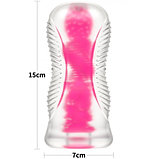 Светящийся в темноте мастурбатор Lumino Play Pink Glow Masturbator, фото 2