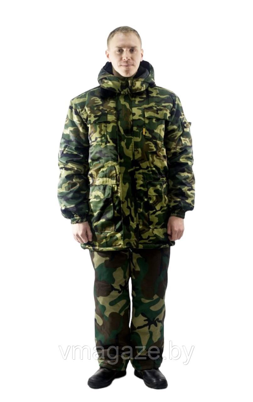 Костюм утепленный Сургут куртка+полукомбинезон (цвет КМФ) - фото 1 - id-p216008892