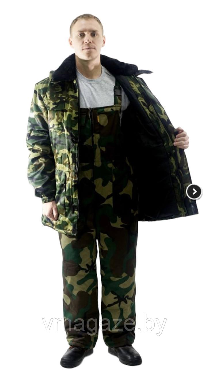 Костюм утепленный Сургут куртка+полукомбинезон (цвет КМФ) - фото 7 - id-p216008892