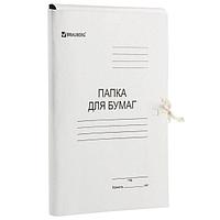 Папка для бумаг на завяз.А4 440г/м2 картонная BRAUBERG, до 200 листов