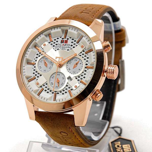 Шикарные мужские часы Ticarto влагозащищенные 2 вида - фото 2 - id-p216009778