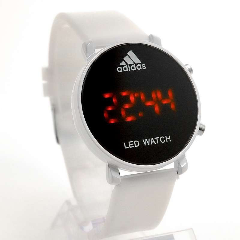 Часы электронные с большими светящимися цифрами LED ADIDAS - фото 2 - id-p216009919