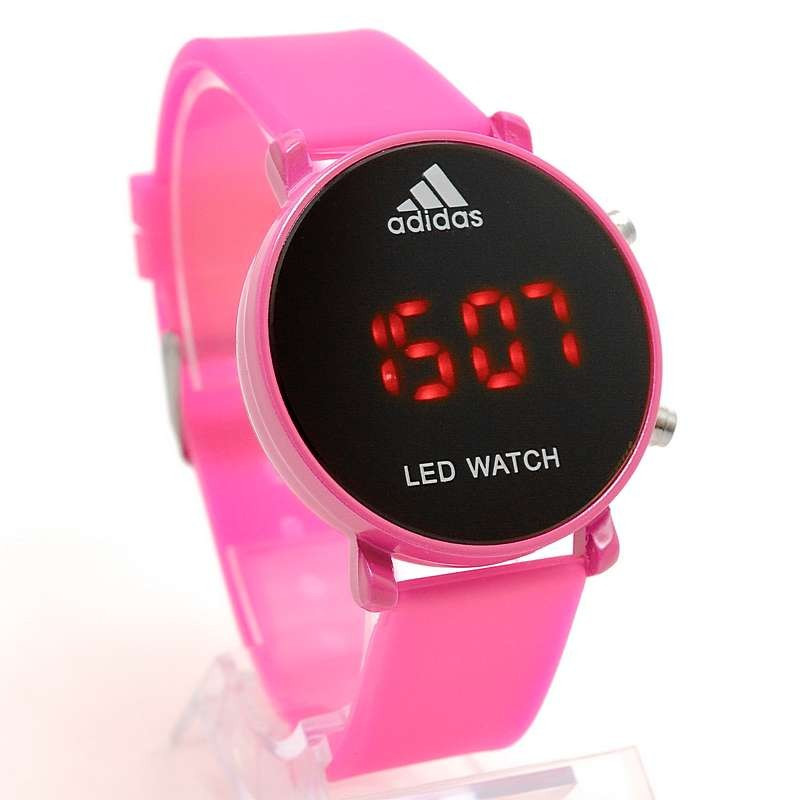 Часы электронные с большими светящимися цифрами LED ADIDAS - фото 6 - id-p216009919