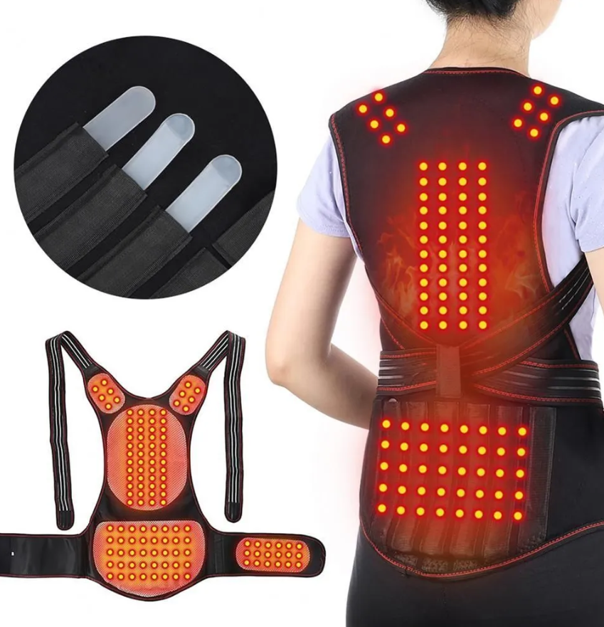 Турмалиновый самонагревающийся ортопедический жилет с магнитами Tourmaline Heat Insulating Vest - фото 1 - id-p216009925