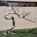 Садово-парковая скульптура "Tree" из нержавеющей стали, фото 3