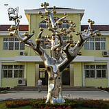 Садово-парковая скульптура "Tree" из нержавеющей стали, фото 7