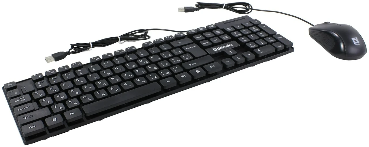 Комплект клавиатура и мышь Defender York C-777 RU, черный 556625 - фото 2 - id-p216016413