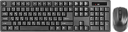 Комплект беспроводной клавиатура и мышь Defender C-915, черный 556626