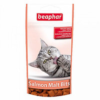 Подушечки для выведения шерсти BEAPHAR Malt Bits (лосось), 35 гр