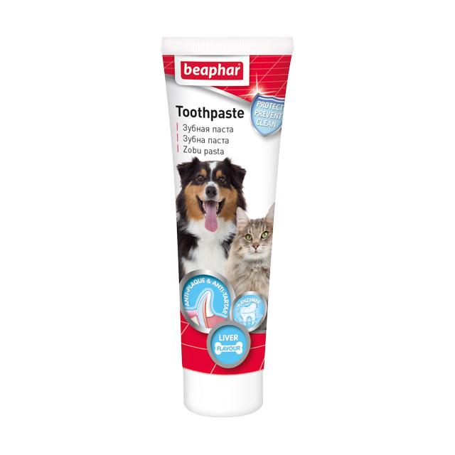 Зубная паста для животных BEAPHAR Toothpaste со вкусом печени, 100 г - фото 1 - id-p216017015