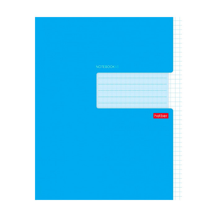 Тетрадь клетка Hatber, 48 листов А5, синяя - фото 1 - id-p216016786