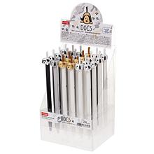Ручка шариковая автомат Hatber Color Dogs Синяя 0,6 мм чернила на масляной основе