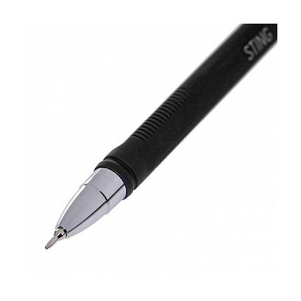 Ручка шариковая Hatber Sting Черная 0,5 мм чернила на масляной основе, фото 2