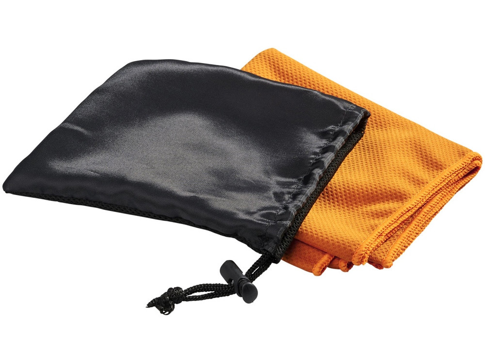 Охлаждающее полотенце Peter в сетчатом мешочке, оранжевый - фото 1 - id-p216017224