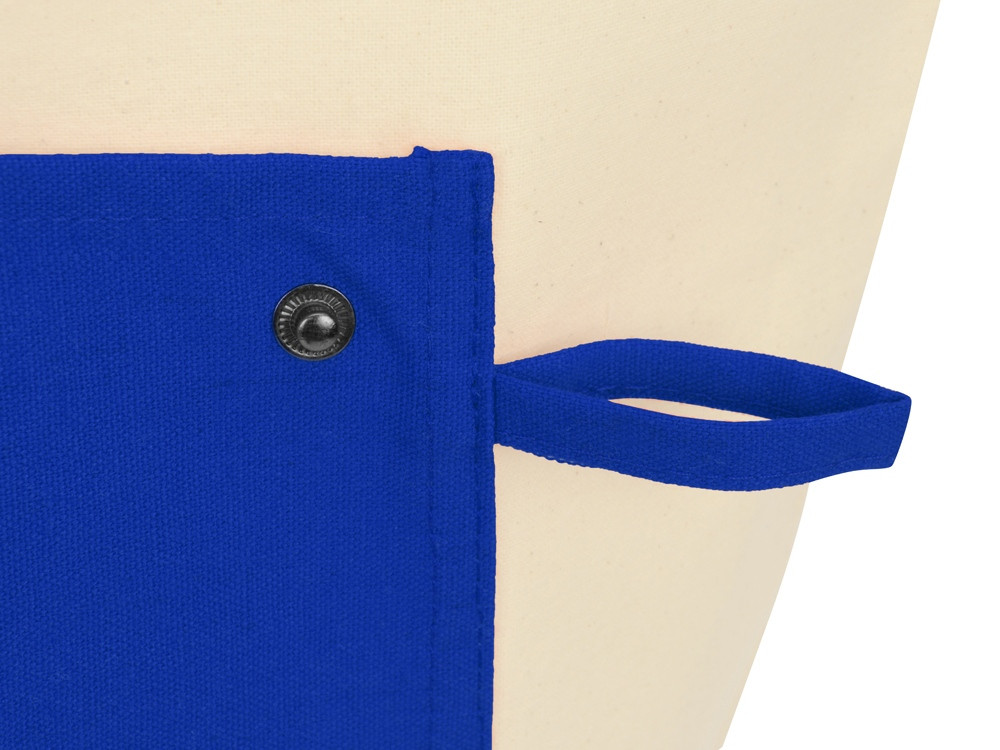 Складная хлопковая сумка для шопинга Gross с карманом, синий - фото 6 - id-p216017241