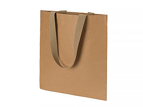 Сумка-шоппер Papyrus из моющейся крафт-бумаги, натуральный, фото 2