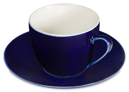 Чайная пара базовой формы Lotos, 250мл, темно-синий, фото 2