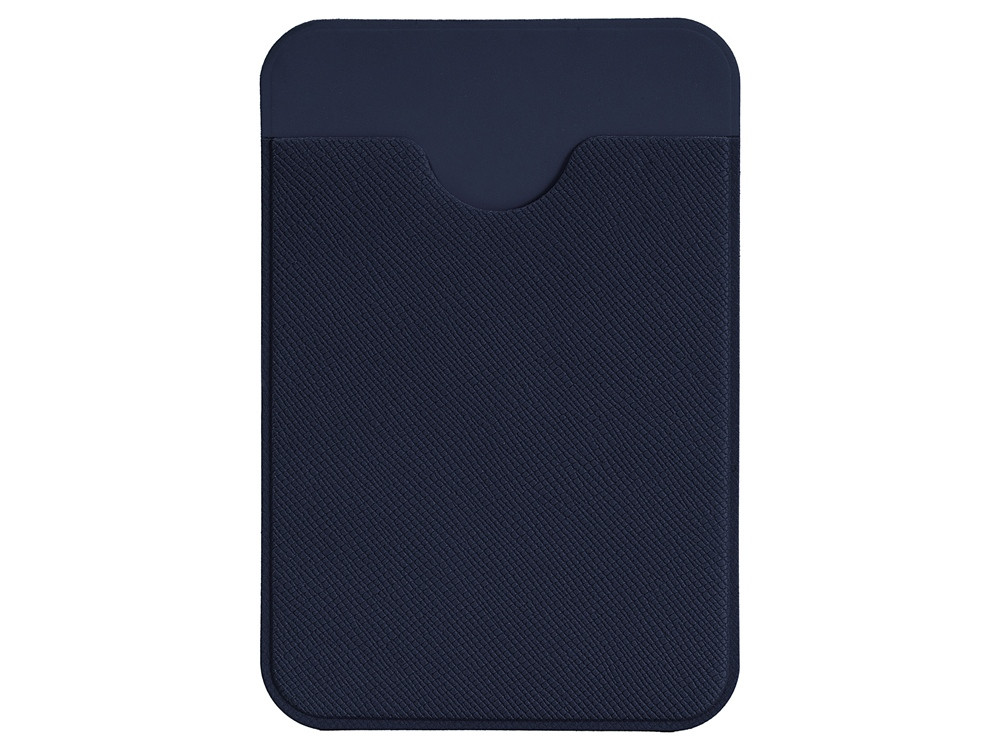 Чехол-картхолдер Favor на клеевой основе на телефон для пластиковых карт и и карт доступа, темно-синий - фото 2 - id-p216017352