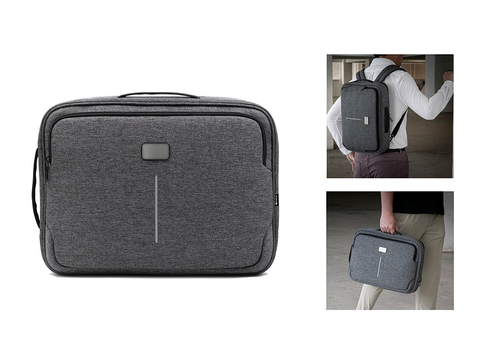 Рюкзак-трансформер Specter Hybrid для ноутбука 16'', серый - фото 1 - id-p216017358