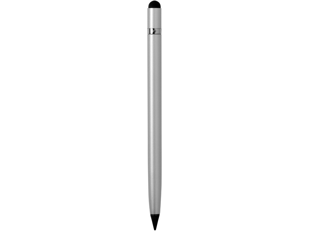 Вечный карандаш Eternal со стилусом и ластиком, серебристый - фото 2 - id-p216017359