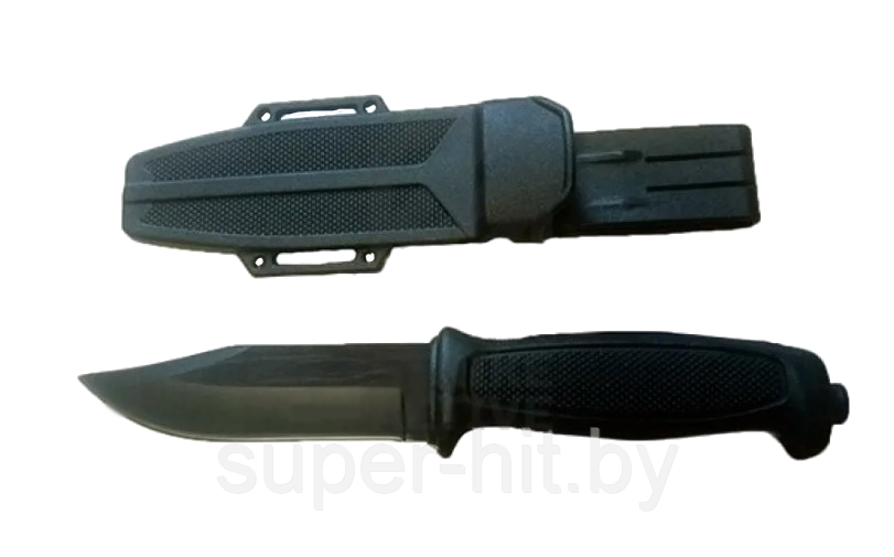 Тактический нож Gerber 1418 A в пластиковых ножнах (черный) - фото 3 - id-p216017446
