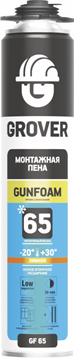 Grover GF65 Профессиональная монтажная пена зимняя, баллон 840мл - фото 1 - id-p215984258